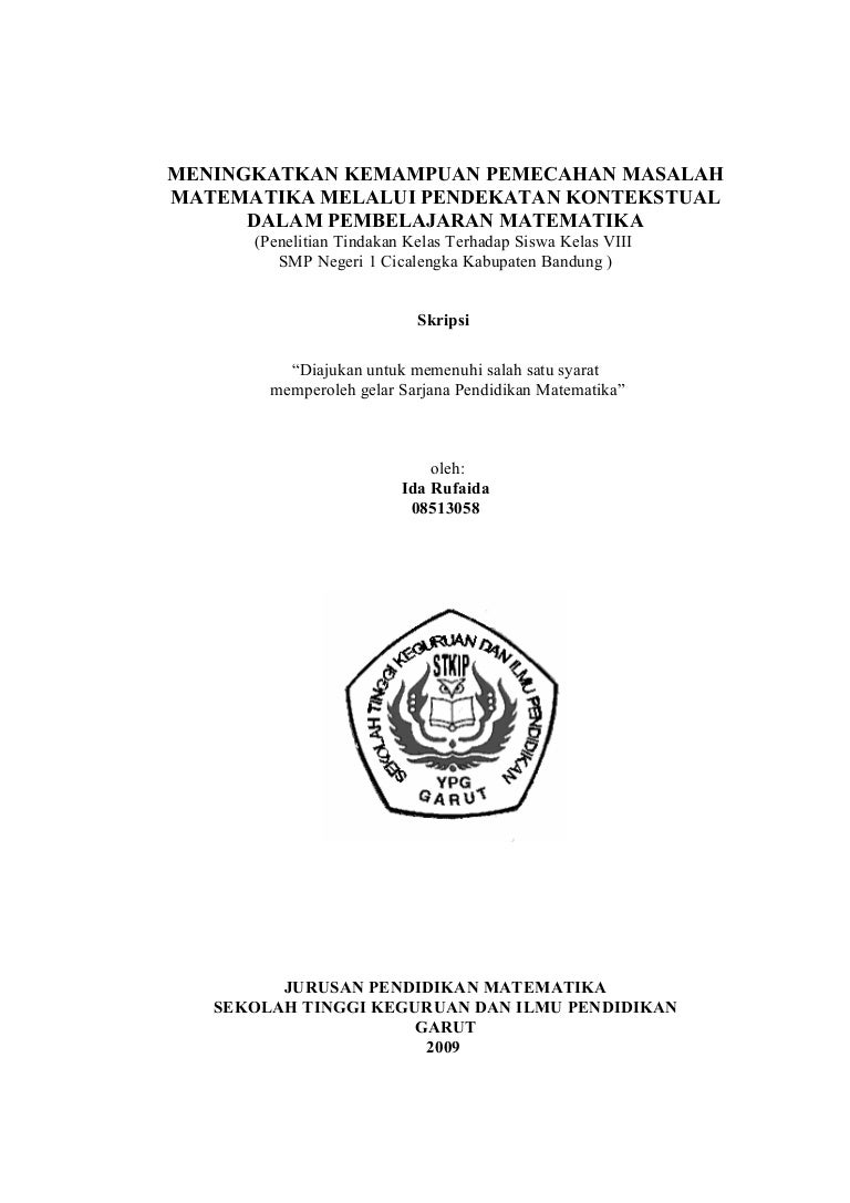 Skripsi Ptk Bahasa Indonesia Pdf